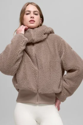 Foxy Sherpa Ceket – Chai Latte