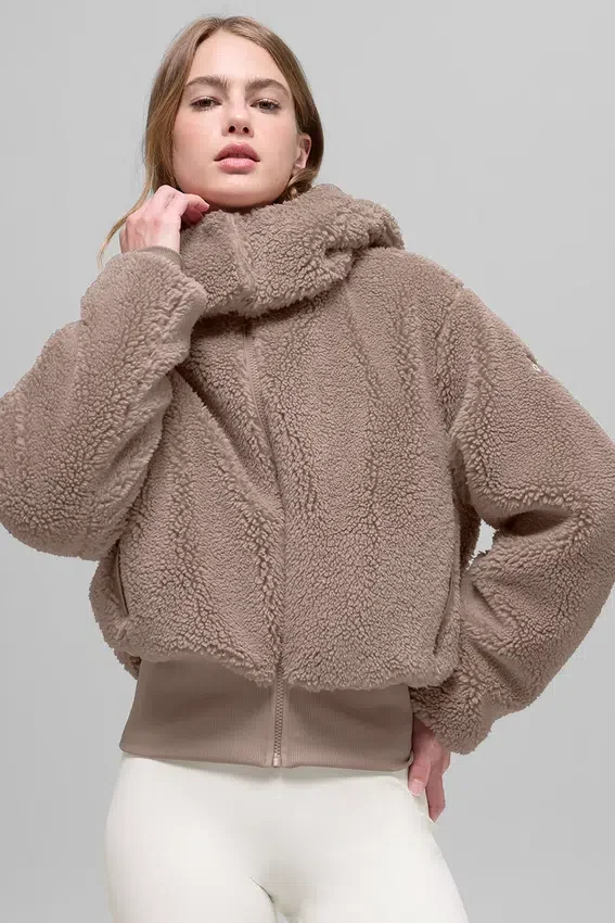 Foxy Sherpa Ceket - Chai Latte