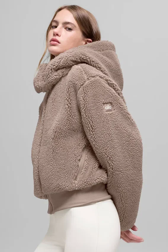 Foxy Sherpa Ceket - Chai Latte