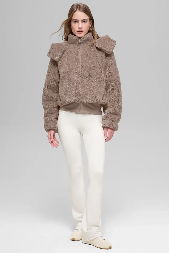 Foxy Sherpa Ceket - Chai Latte