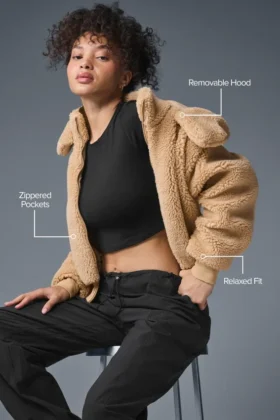 Foxy Sherpa Ceket – Deve Rengi
