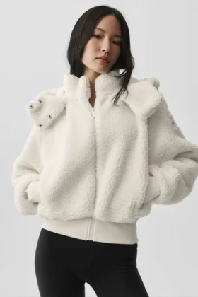Foxy Sherpa Ceket - Fildişi