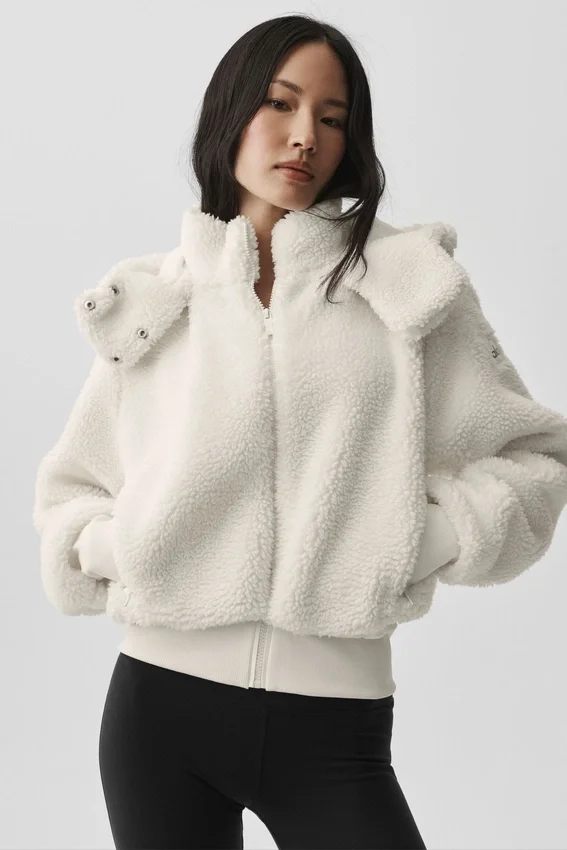 Foxy Sherpa Ceket - Fildişi