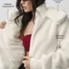 Foxy Sherpa Ceket - Fildişi