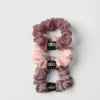 Fresh Mini Saç Lastiği 3'lü Paket - Mantar/Pembe Kuvars/Dumanlı Kuvars