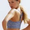 Gingham Airlift So Smooth Saç Bantı - Lacivert Gingham