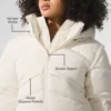 Glacier Puffer - Fildişi