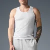 Günlük Modal Ribana Tank Top - Beyaz