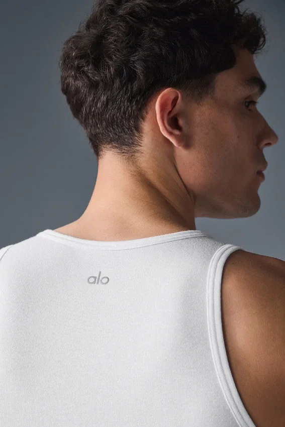 Günlük Modal Ribana Tank Top - Beyaz