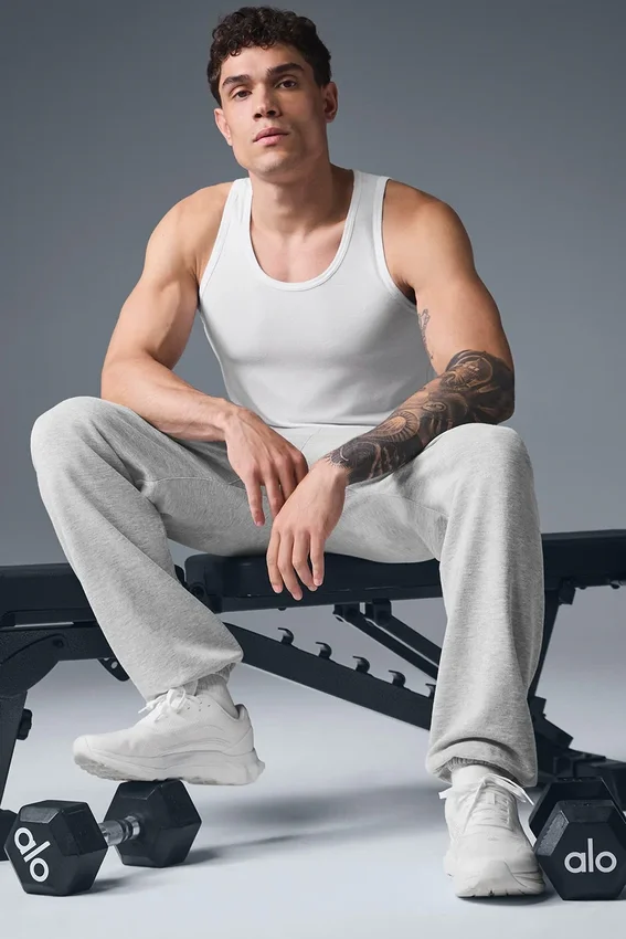Günlük Modal Ribana Tank Top - Beyaz