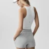 Goddess Nervürlü Go-To Tank - Beyaz