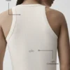 Goddess Nervürlü Go-To Tank - Fildişi