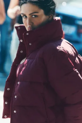 Gold Rush Puffer - Bordo