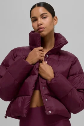 Gold Rush Puffer – Bordo