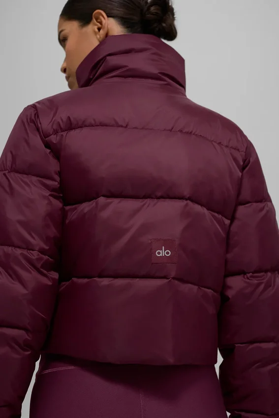 Gold Rush Puffer - Bordo