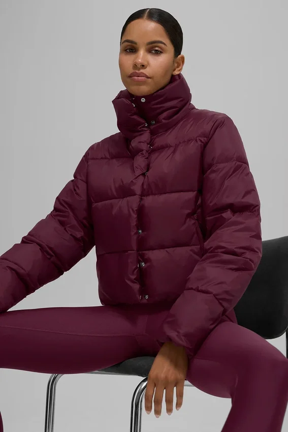 Gold Rush Puffer - Bordo