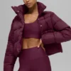 Gold Rush Puffer - Bordo