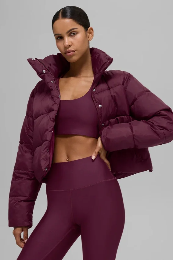 Gold Rush Puffer - Bordo