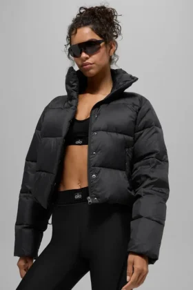 Gold Rush Puffer – Siyah