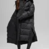 Gold Rush Puffer Trençkot - Siyah