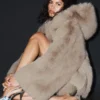 Gösterişli Suni Kürk Ceket - Yulaf