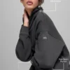 Hazy Mock Neck Kazak - Antrasit