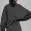 Hazy Mock Neck Kazak - Antrasit