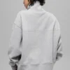 Hazy Mock Neck Kazak - Atletik Heather Gri