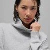 Hazy Mock Neck Kazak - Atletik Heather Gri