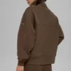 Hazy Mock Neck Kazak - Espresso