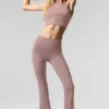 High-Waist 7/8 Bootcut Tayt - Taupe