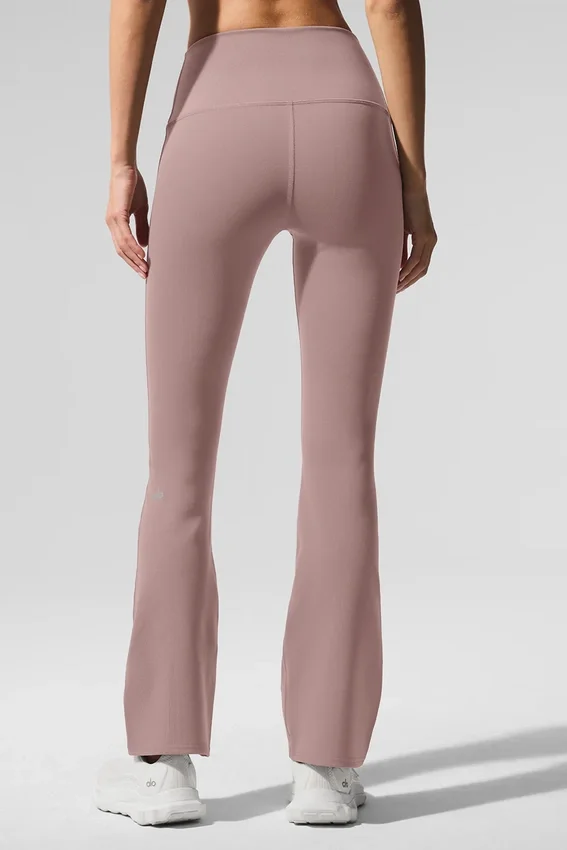 High-Waist 7/8 Bootcut Tayt - Taupe