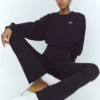 High-Waist 7/8 Bootcut Taytlar - Siyah