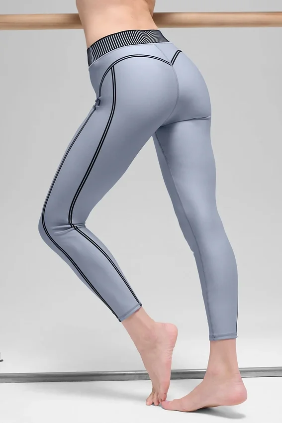 High-Waist 7/8 Kesim Airlift Tayt - Winter Frost