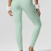 High-Waist Airbrush 7/8 Better Together Tayt - Nane Yeşili/Beyaz