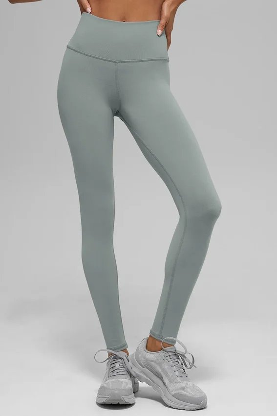 High-Waist Airbrush Airbrush Legging - Ay Gri