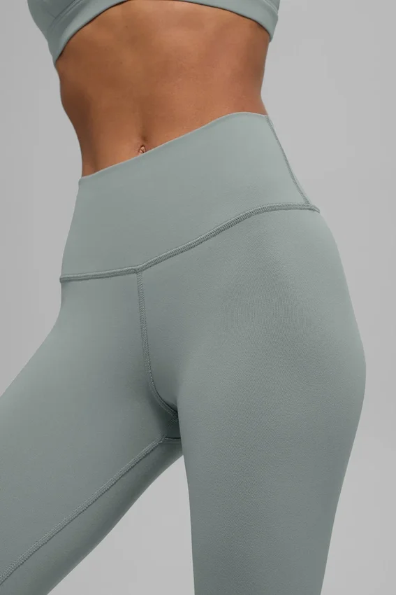 High-Waist Airbrush Airbrush Legging - Ay Gri