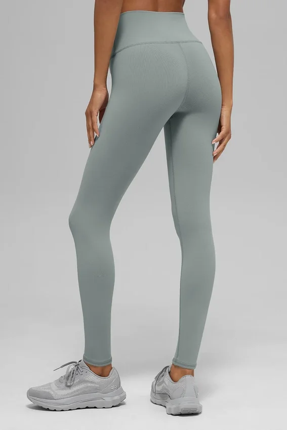 High-Waist Airbrush Airbrush Legging - Ay Gri