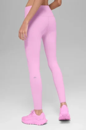 High-Waist Airbrush Airbrush Legging – Şeker Kalpli Pembe