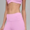 High-Waist Airbrush Airbrush Legging - Şeker Kalpli Pembe