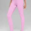 High-Waist Airbrush Airbrush Legging - Şeker Kalpli Pembe