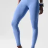 High-Waist Airbrush Airbrush Legging - Kristal Berraklığında Mavi