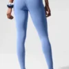 High-Waist Airbrush Airbrush Legging - Kristal Berraklığında Mavi