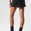 High-Waist Airbrush Good Form Tenis Eteği - Siyah