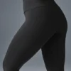 High-Waist Airbrush Legging - Siyah