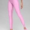 High-Waist Airlift 7/8 Rebel Tayt - Şeker Kalpli Pembe