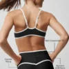High-Waist Airlift 7/8 Tayt - Siyah/Beyaz