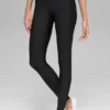 High-Waist Airlift Alignment Tayt - Siyah/Beyaz