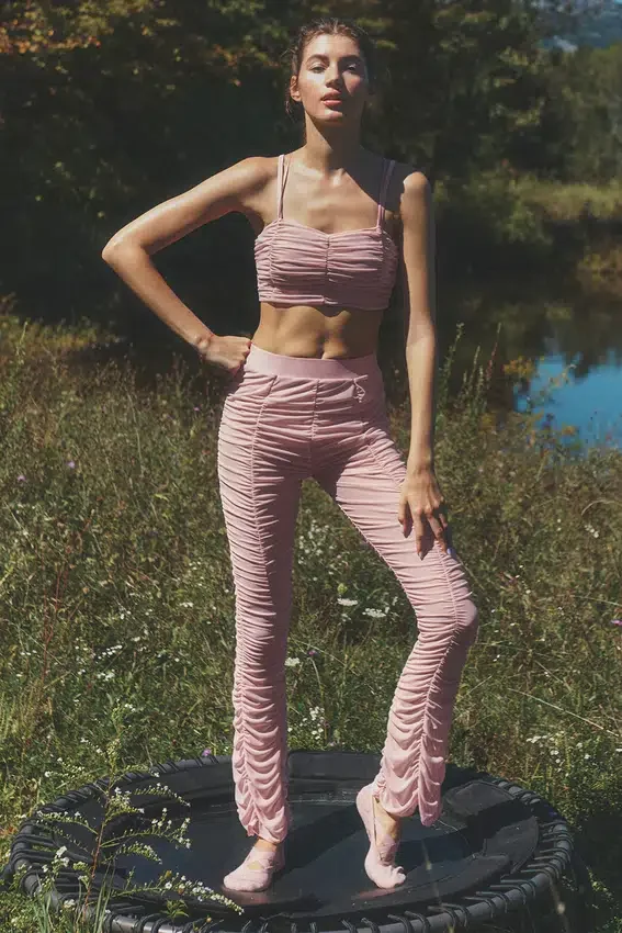 High-Waist Airlift Cherish Tayt - Vintage Pembe