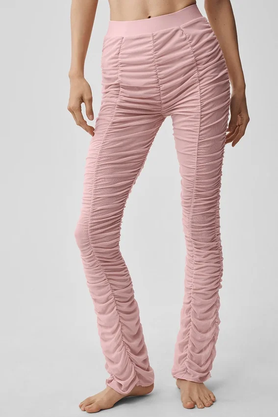 High-Waist Airlift Cherish Tayt - Vintage Pembe